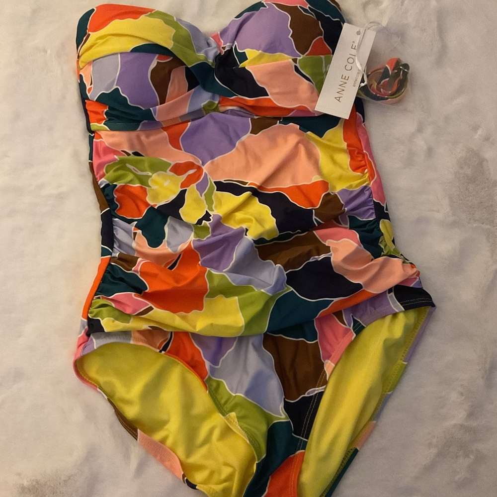 Anne Cole Women’s Colorful One-Piece Swimsuit